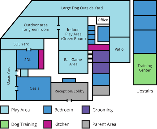 map of Grateful Dogs Clubhouse